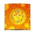 Wanduhr XXL 3D Optik Dixtime orange Punkte 50x50 cm leises Uhrwerk GQ-016