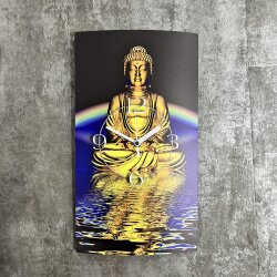 Motiv Buddha Zen Designer Wanduhr modernes Wanduhren...
