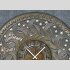 Tischuhr 30cmx30cm inkl. Alu-St&auml;nder -antikes Design Bronze Artefakt Astro Sterne ger&auml;uschloses Quarzuhrwerk -Wanduhr-Standuhr TU3786 DIXTIME 