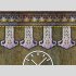Tischuhr 30cmx30cm inkl. Alu-St&auml;nder -antikes Design Orient Fresko Bord&uuml;re ger&auml;uschloses Quarzuhrwerk -Wanduhr-Standuhr TU3839 DIXTIME 