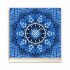 Tischuhr 30cmx30cm inkl. Alu-St&auml;nder -modernes Design Motiv blaue Kiesel  ger&auml;uschloses Quarzuhrwerk -Wanduhr-Standuhr TU3867 DIXTIME 