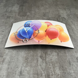 Digital Designer Art Ballons Designer Wanduhr modernes Wanduhren Design leise kein ticken DIXTIME 3DS-0399