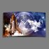 Space Rakete Weltall Designer Wanduhr modernes Wanduhren Design leise kein ticken dixtime 3DS-0061