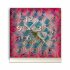 Tischuhr 30cmx30cm inkl. Alu-St&auml;nder -abstraktes Design pink petrol ger&auml;uschloses Quarzuhrwerk -Kaminuhr-Standuhr TU6062 DIXTIME 